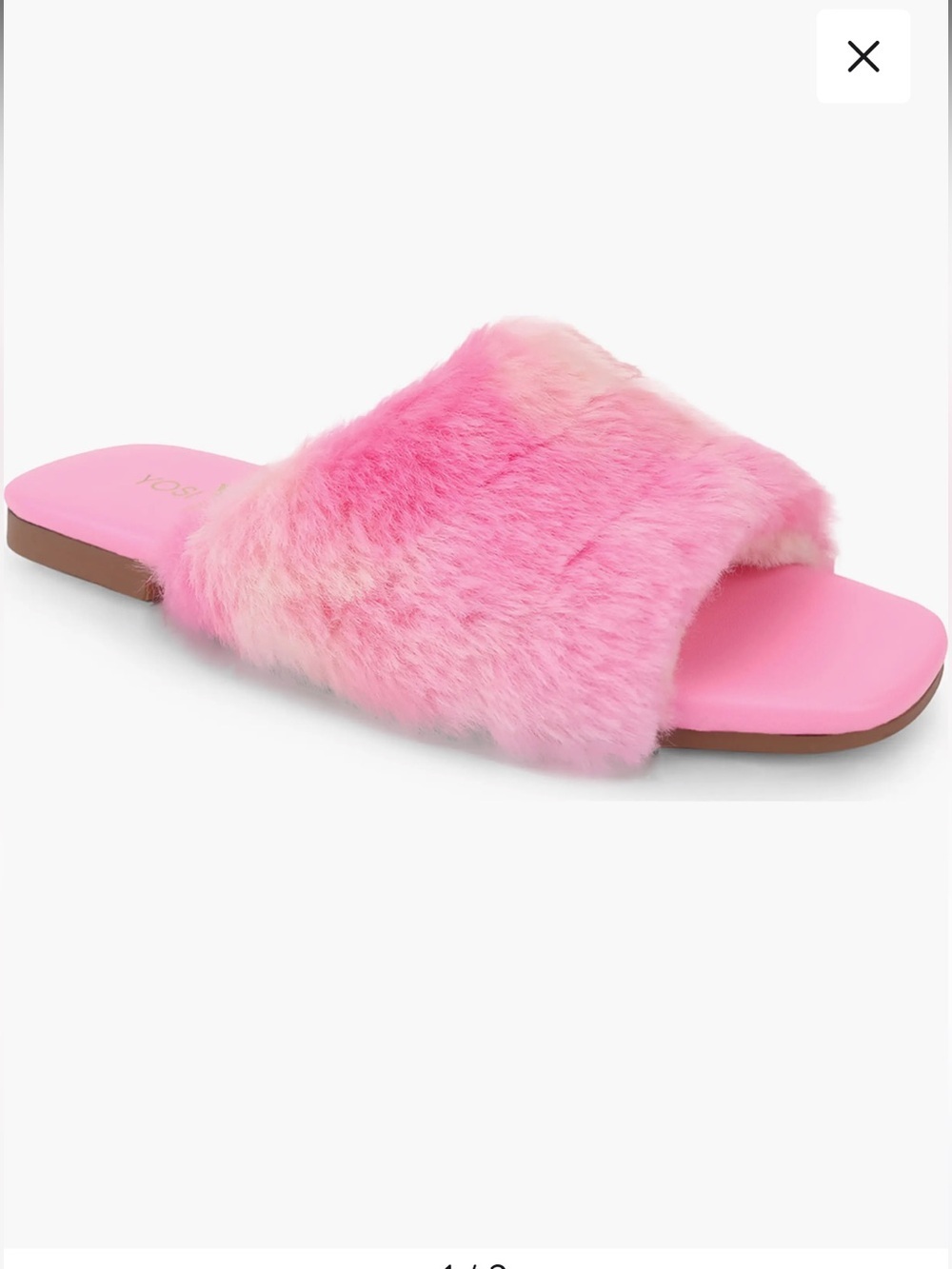 Yosi Samra Kids' Miss Nora Faux Fur Slide size 3M almost new in the original box